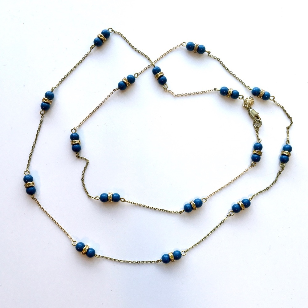 J.Crew Enamel Station Necklace